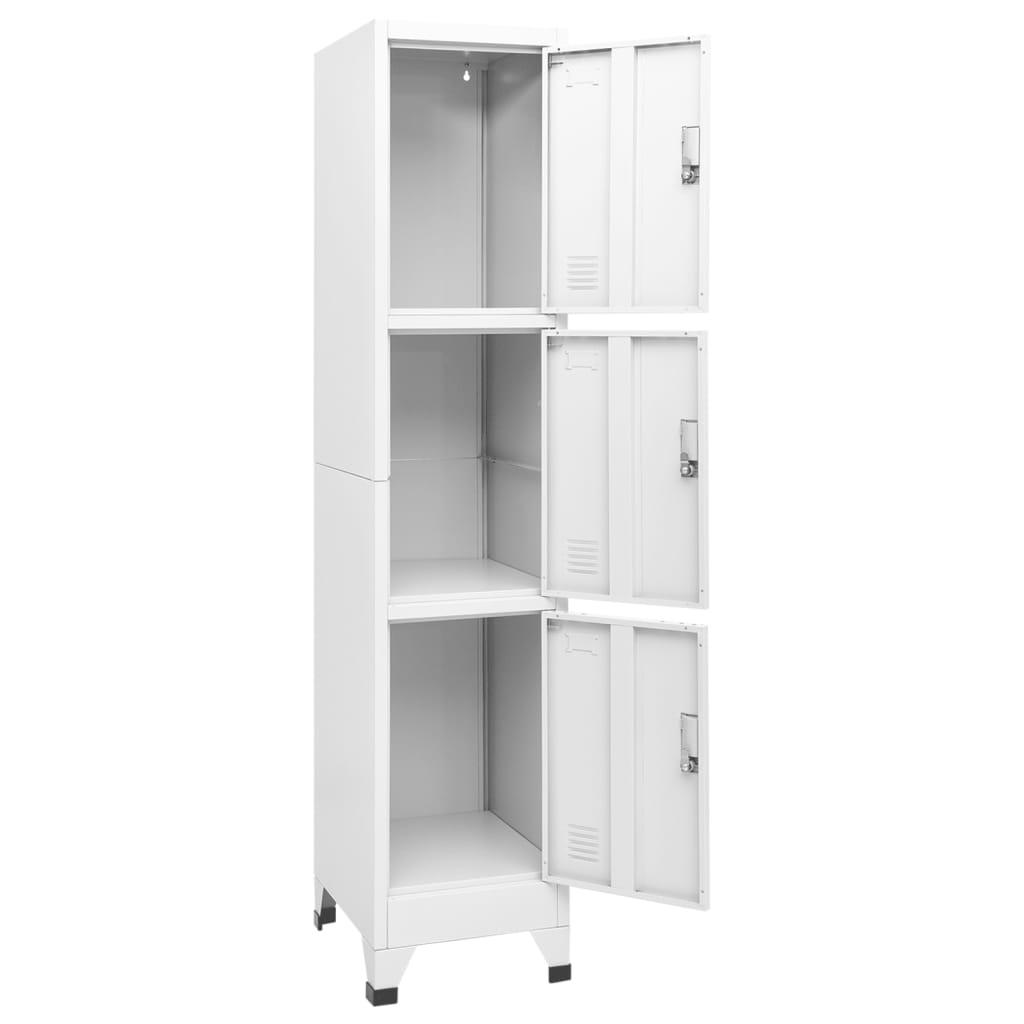 Locker Cabinet with 3 Compartments 15"x17.7"x70.9" at Set Shop and Smile