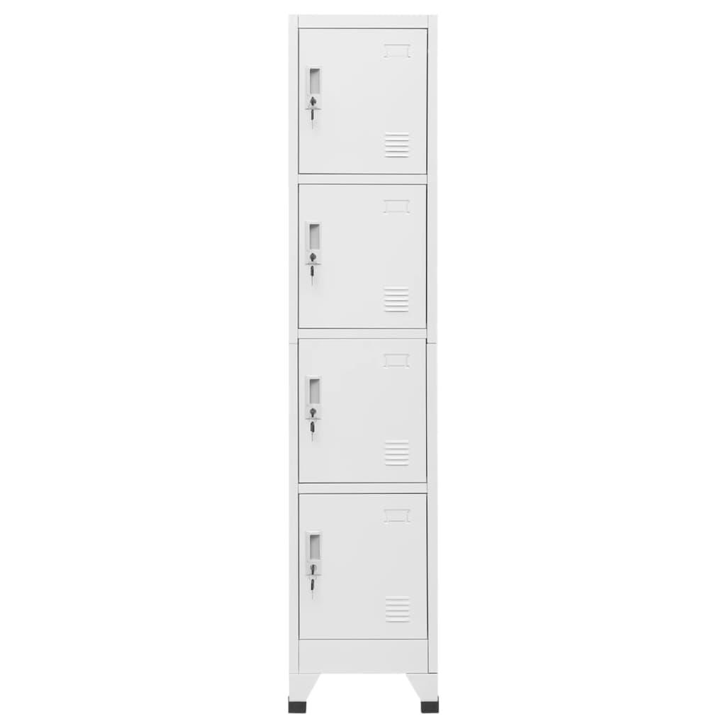 Locker Cabinet with 4 Compartments 15"x17.7"x70.9" at Set Shop and Smile