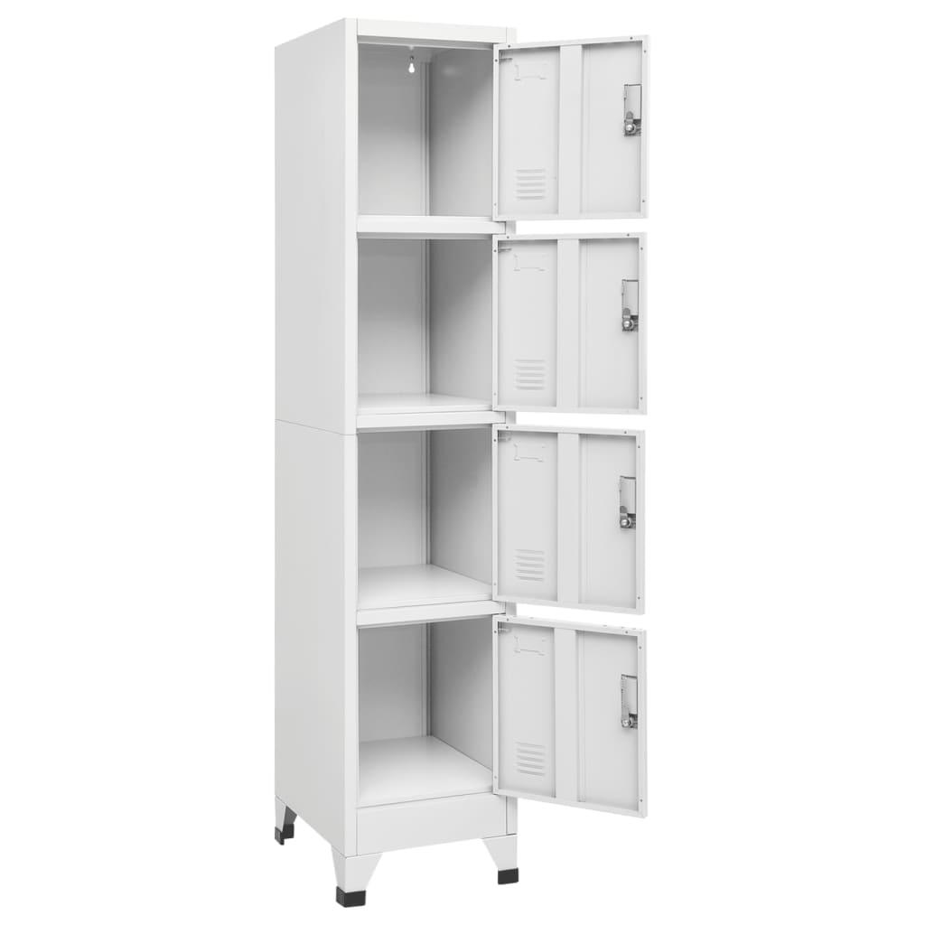 Locker Cabinet with 4 Compartments 15"x17.7"x70.9" at Set Shop and Smile