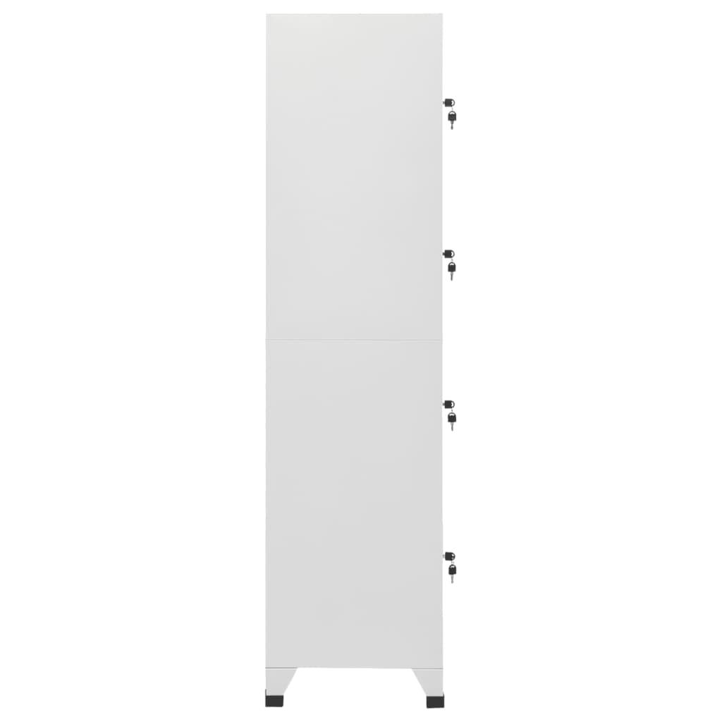 Locker Cabinet with 4 Compartments 15"x17.7"x70.9" at Set Shop and Smile