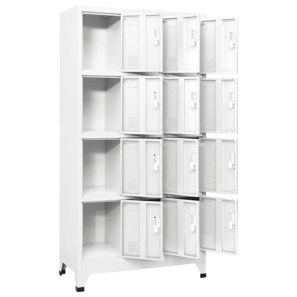 Locker Cabinet with 12 Compartments 35.4"x17.7"x70.9" at Set Shop and Smile