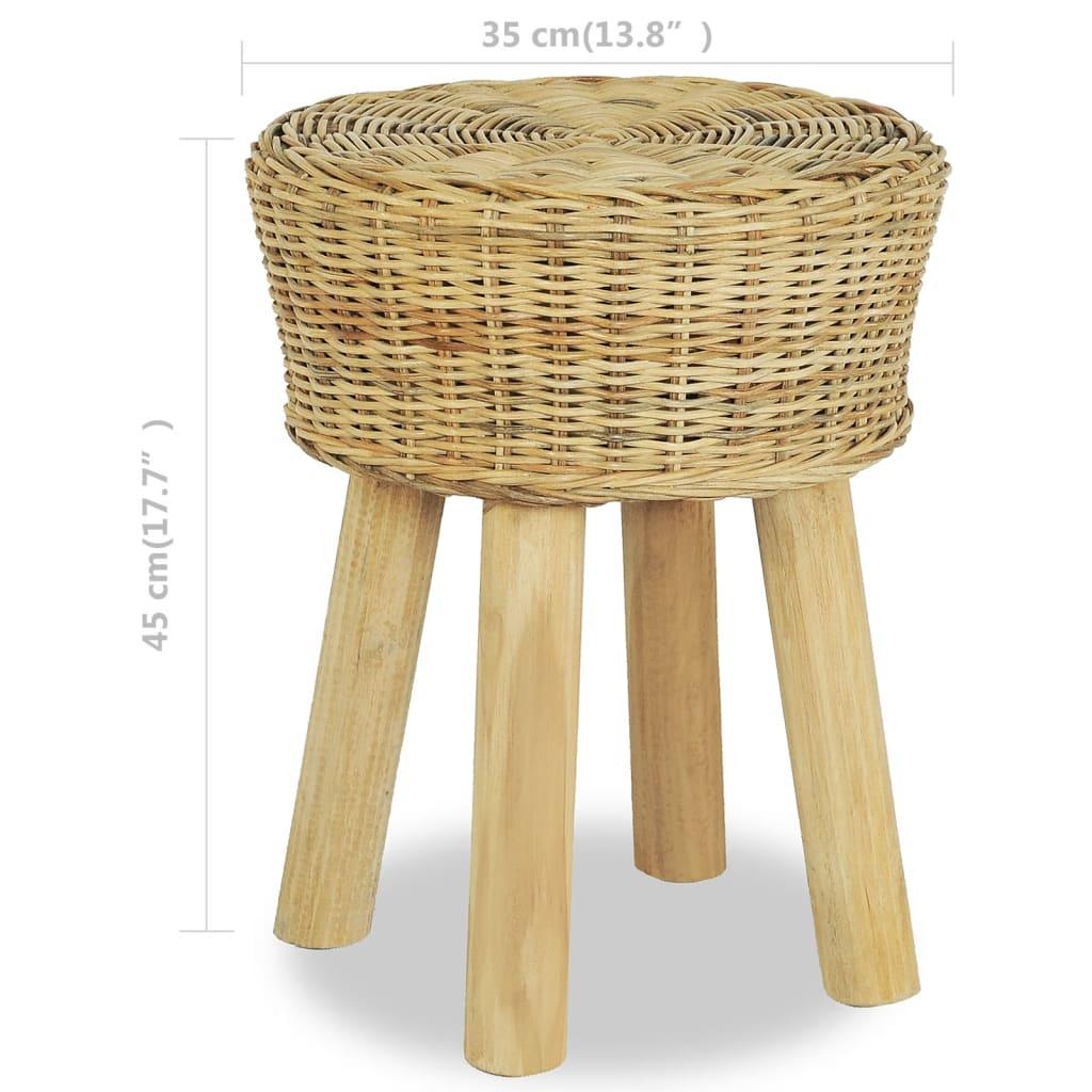 Bar Stool Natural Rattan at Set Shop and Smile