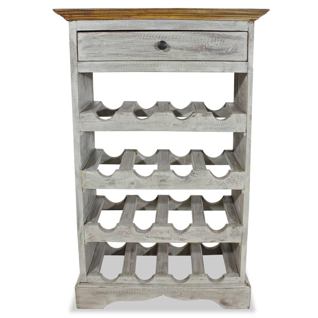 Wine Rack Solid Reclaimed Wood 21.7"x9.1"x33.5" at Set Shop and Smile