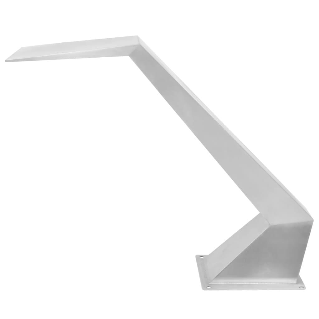 Pool Fountain Stainless Steel 25.2"x11.8"x20.5" Silver at Set Shop and Smile