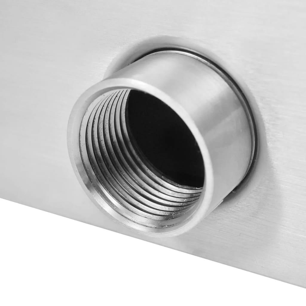 Pool Fountain Stainless Steel 19.7"x11.8"x35.4" Silver at Set Shop and Smile