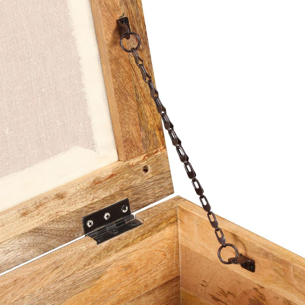 Storage Bench Solid Reclaimed Wood 15.7"x15.7"x17.7" at Set Shop and Smile