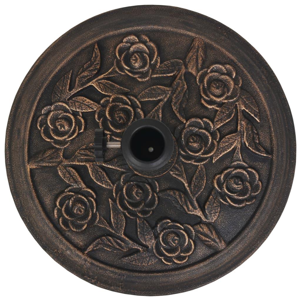 Parasol Base Resin Round Bronze 19.8 lbs at Set Shop and Smile