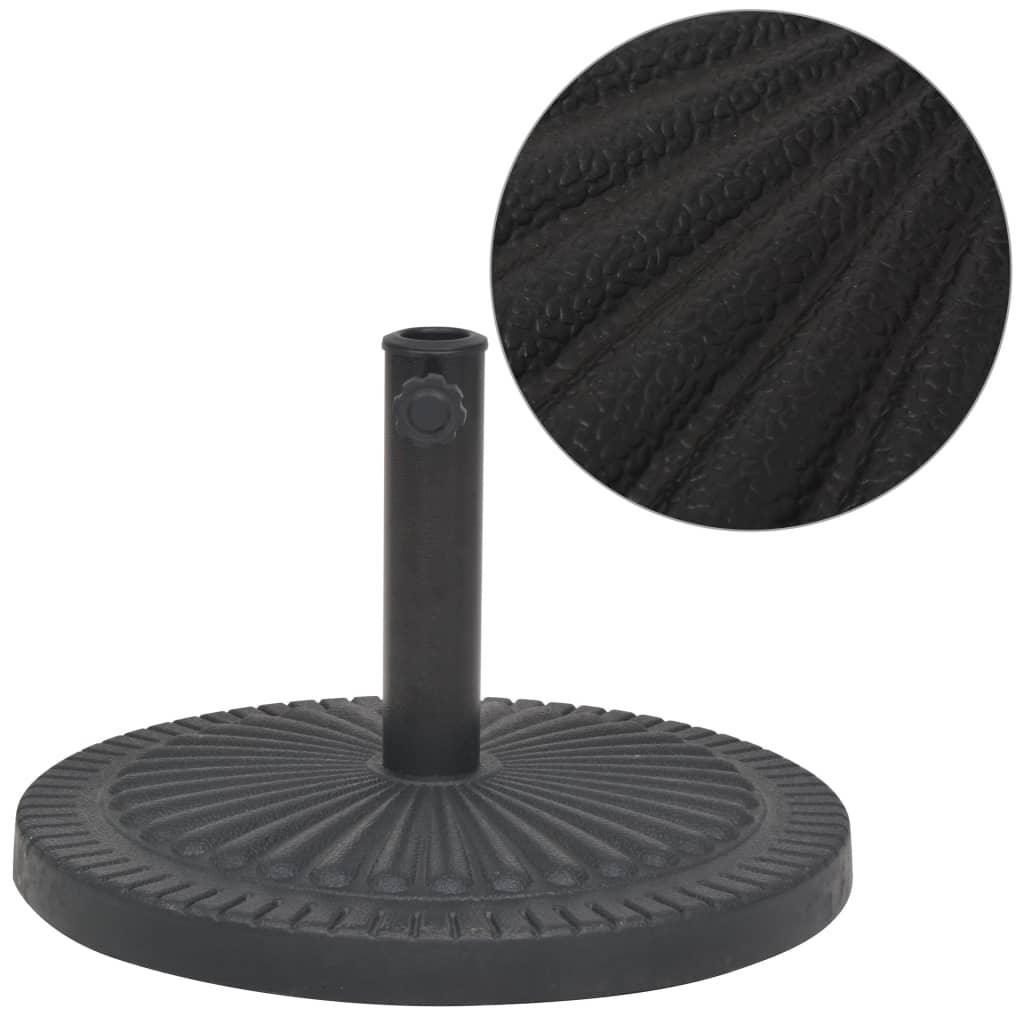 Parasol Base Resin Round Black 30.9 lb at Set Shop and Smile