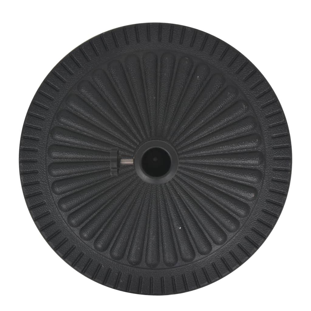 Parasol Base Resin Round Black 30.9 lb at Set Shop and Smile