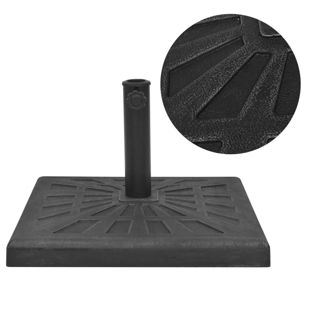 Parasol Base Resin Square Black 26.5 lb at Set Shop and Smile