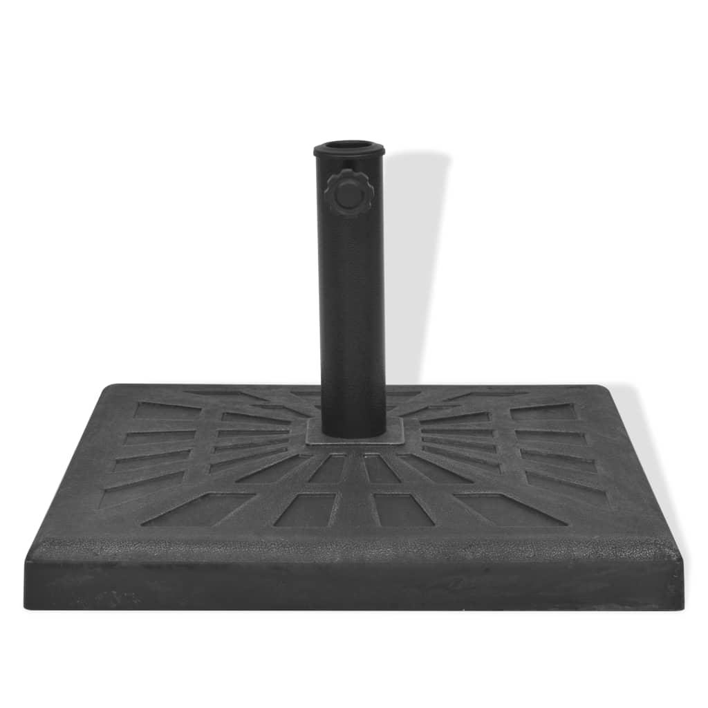 Parasol Base Resin Square Black 26.5 lb at Set Shop and Smile