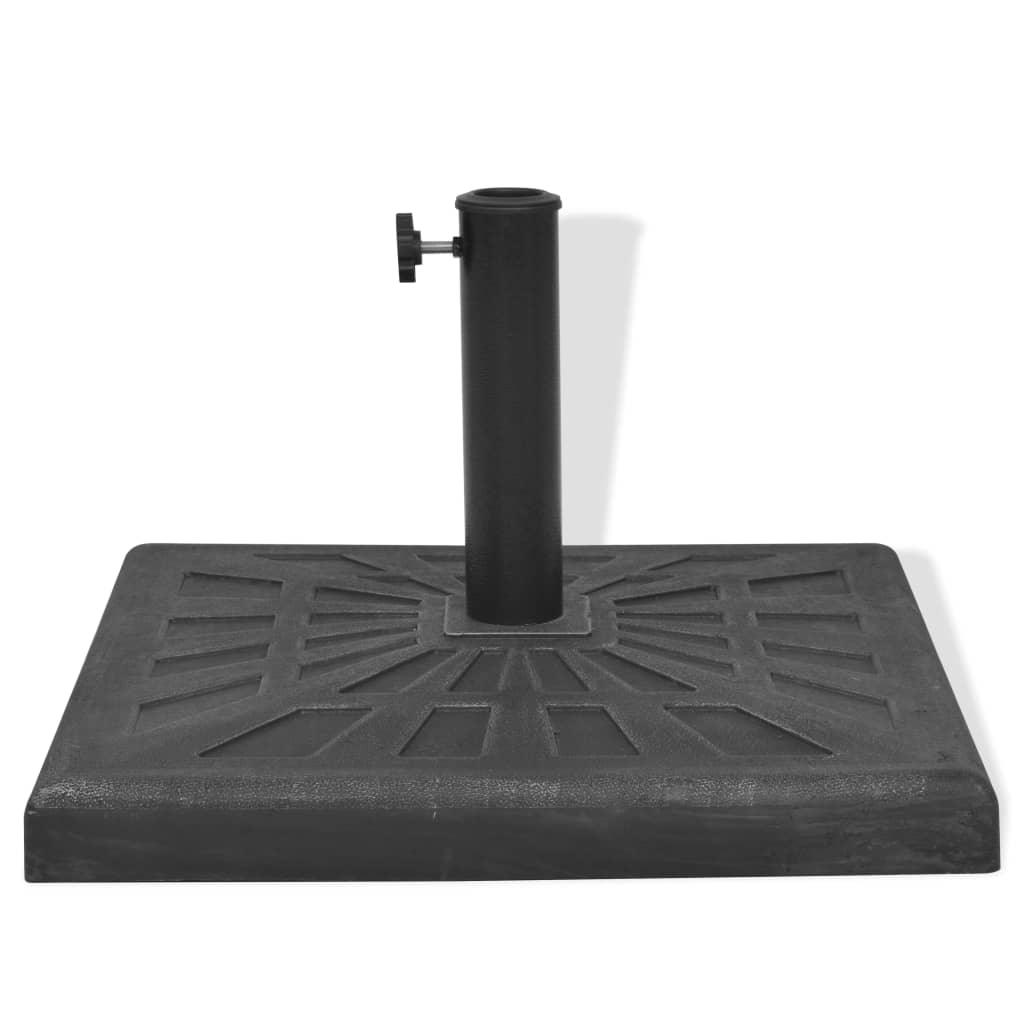 Parasol Base Resin Square Black 26.5 lb at Set Shop and Smile