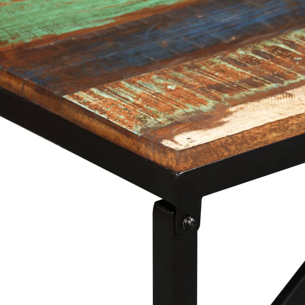 Bench Solid Reclaimed Wood 43.3"x13.8"x17.7" at Set Shop and Smile