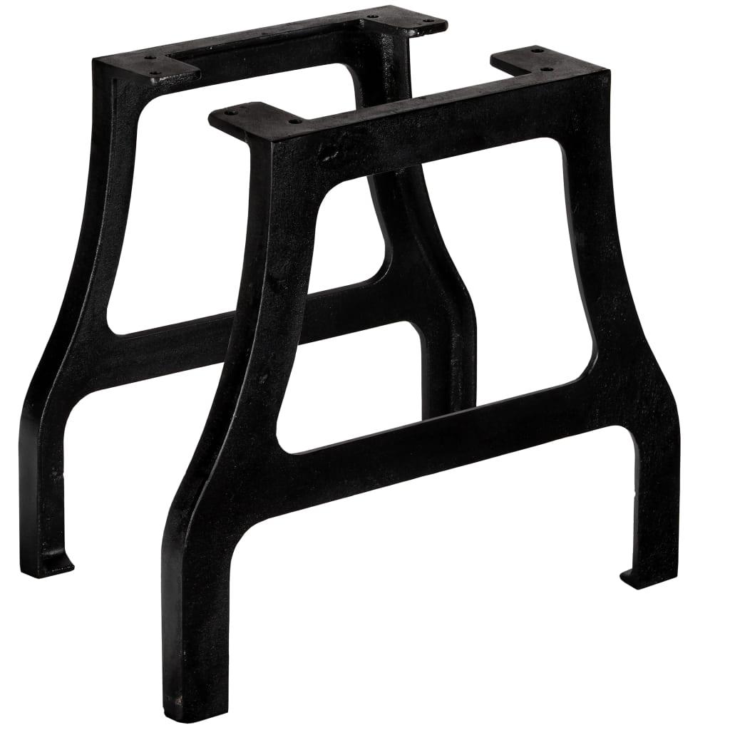 Coffee Table Legs 2 pcs A-Frame Cast Iron at Set Shop and Smile