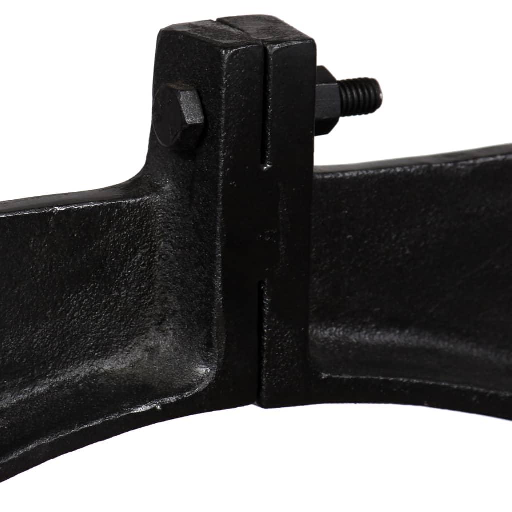 Dining Table Legs 2 pcs O-Frame Cast Iron at Set Shop and Smile