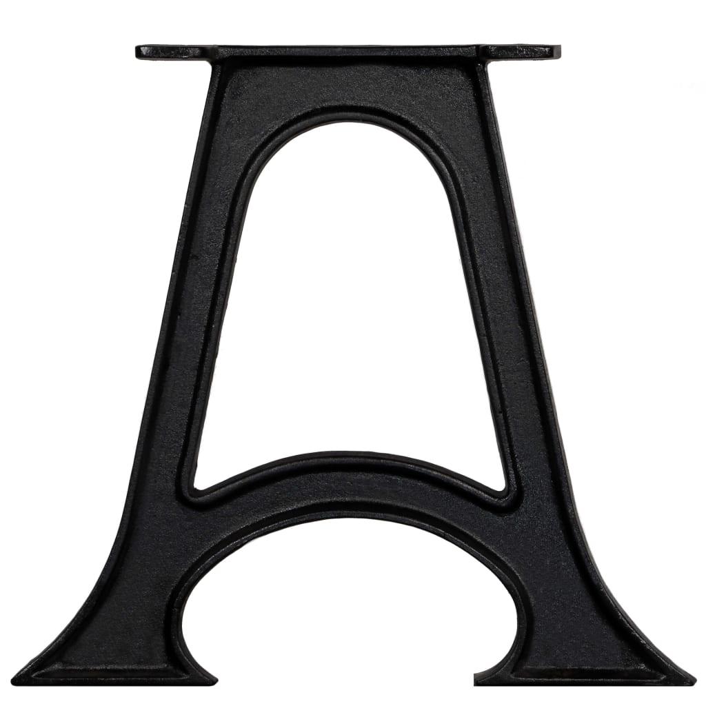 Coffee Table Legs 2 pcs with Arched Base A-Frame Cast Iron at Set Shop and Smile