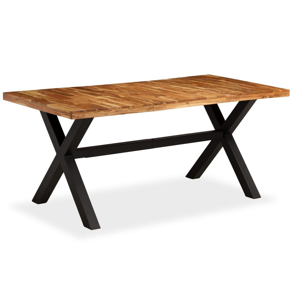 Dining Table Solid Acacia and Mango Wood 70.9"x35.4"x29.9" at Set Shop and Smile