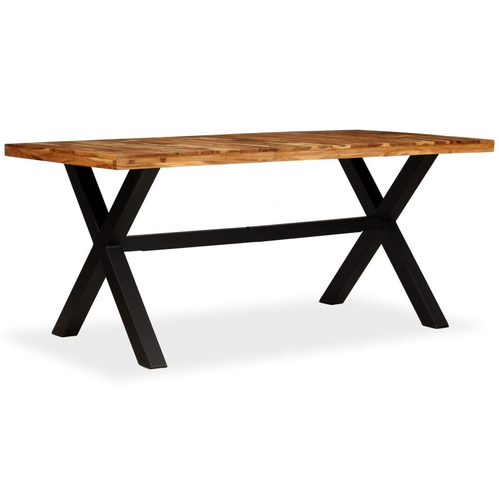 Dining Table Solid Acacia and Mango Wood 70.9"x35.4"x29.9" at Set Shop and Smile