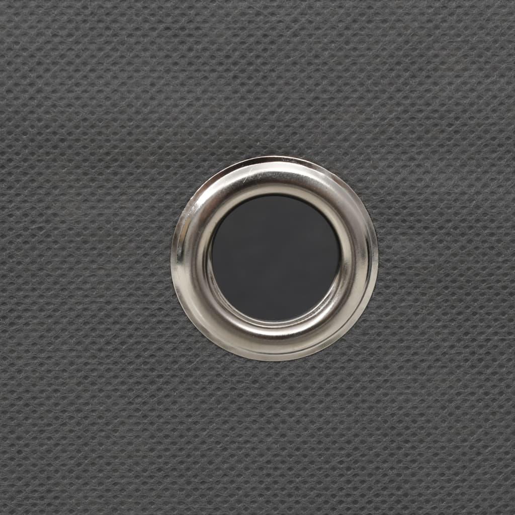 Storage Boxes 4 pcs Non-woven Fabric 12.6"x12.6"x12.6" Gray at Set Shop and Smile