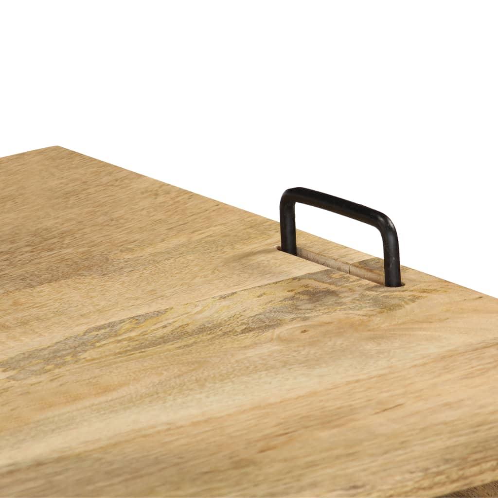 TV Stand Solid Mango Wood 43.3"x13.8"x17.7" at Set Shop and Smile