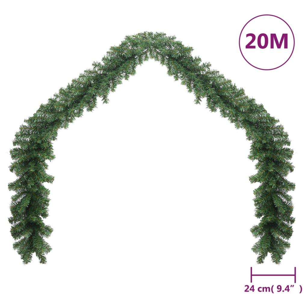 Christmas Garland PVC 65.6' at Set Shop and Smile
