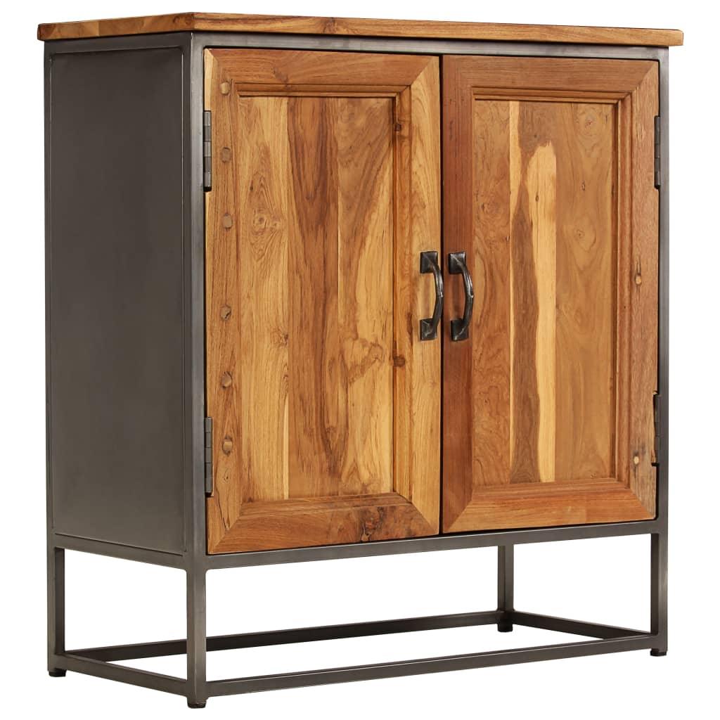 Sideboard Recycled Teak and Steel 25.6"x11.8"x27.6" at Set Shop and Smile
