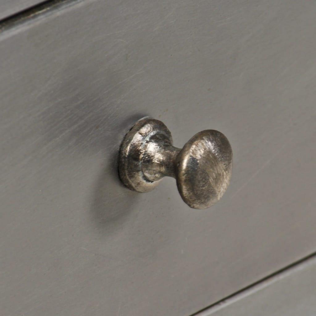 Sideboard Solid Mango Wood and Steel 25.6"x13"x29.9" at Set Shop and Smile