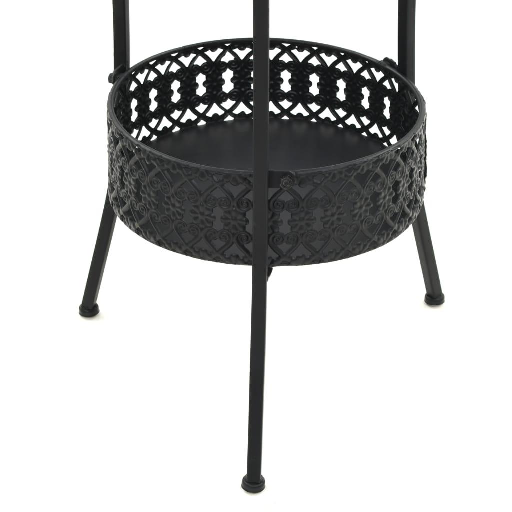 Bistro Table Black 15.7"x27.5" Metal at Set Shop and Smile