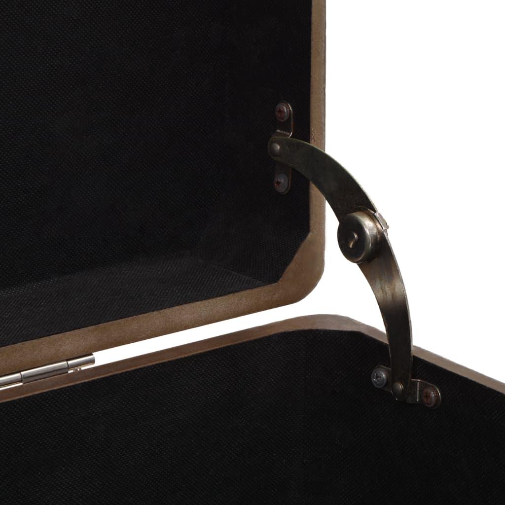 Storage Box Solid Fir Wood 35.8"x20.5"x15.7" Brown at Set Shop and Smile