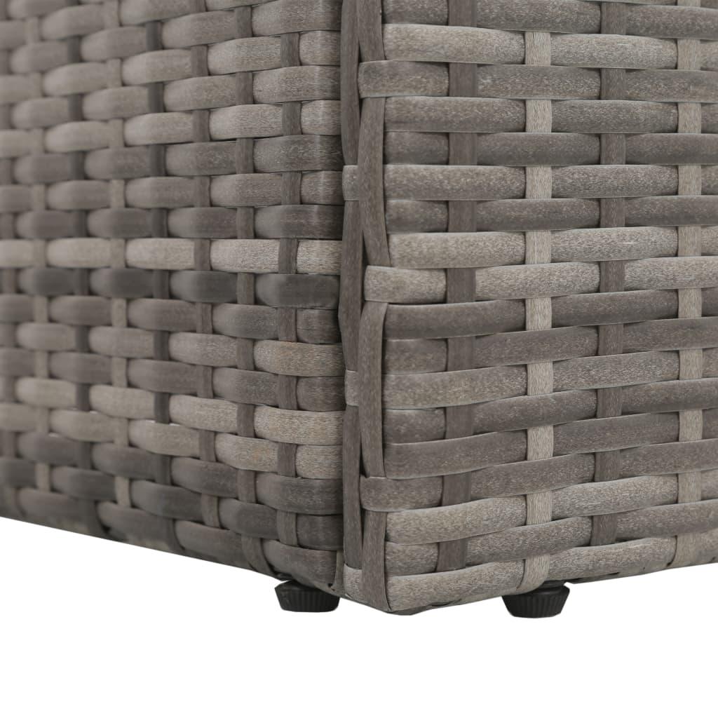 Patio Bed Gray 76.8"x23.6" Poly Rattan at Set Shop and Smile