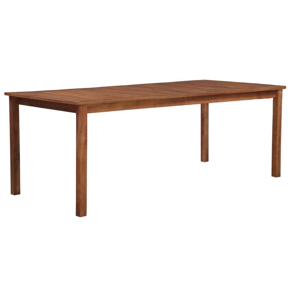 Patio Table 78.7"x39.4"x29.1" Solid Acacia Wood at Set Shop and Smile