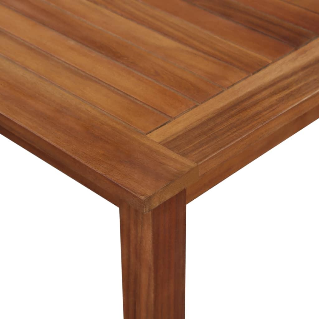Patio Table 78.7"x39.4"x29.1" Solid Acacia Wood at Set Shop and Smile