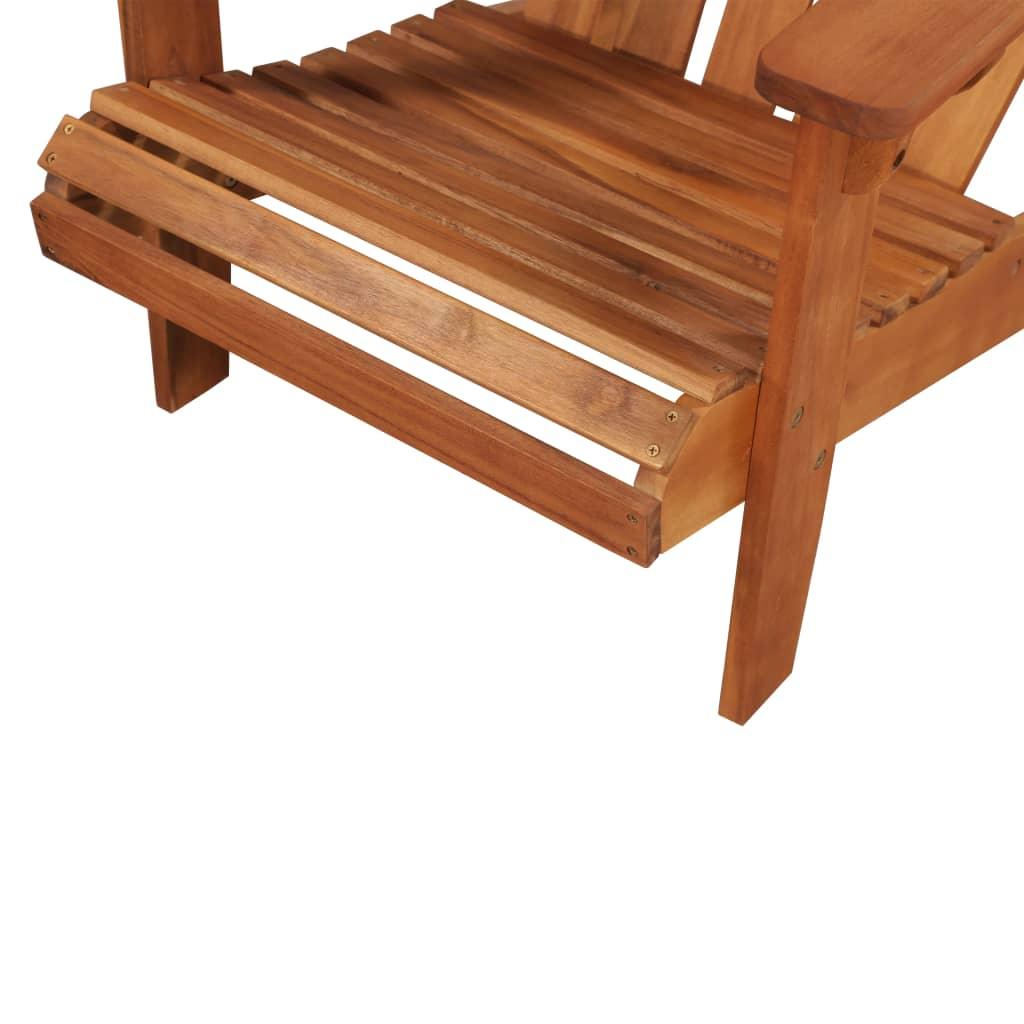 Patio Adirondack Chair Solid Acacia Wood at Set Shop and Smile