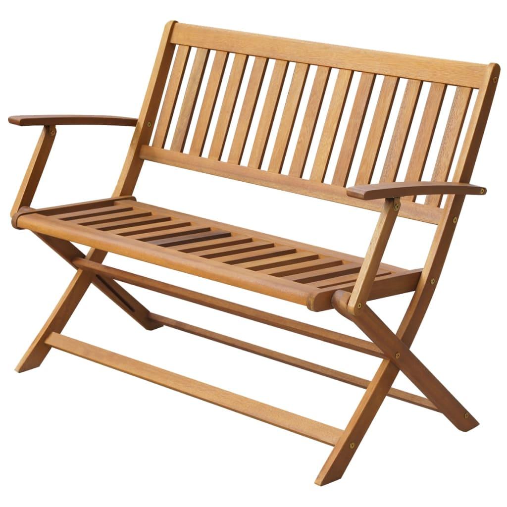 Patio Bench 47.2" Solid Acacia Wood at Set Shop and Smile