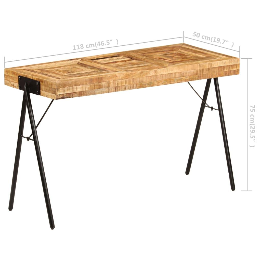 Writing Table Solid Mango Wood 46.5"x19.7"x29.5" at Set Shop and Smile