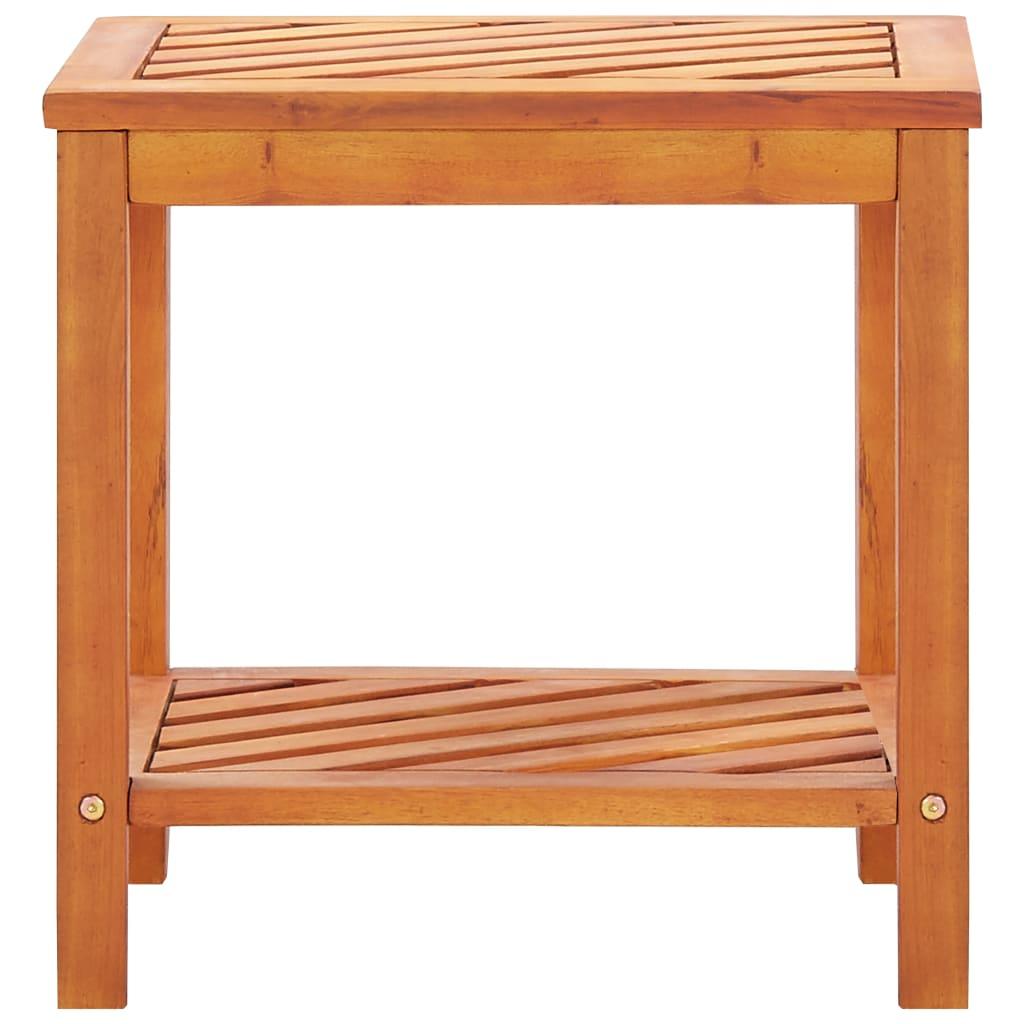 Side Table Solid Acacia Wood 17.7"x13"x17.7" at Set Shop and Smile