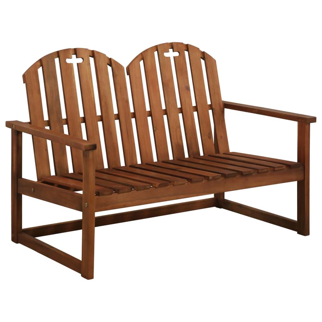 Patio Bench 43.3" Solid Acacia Wood at Set Shop and Smile