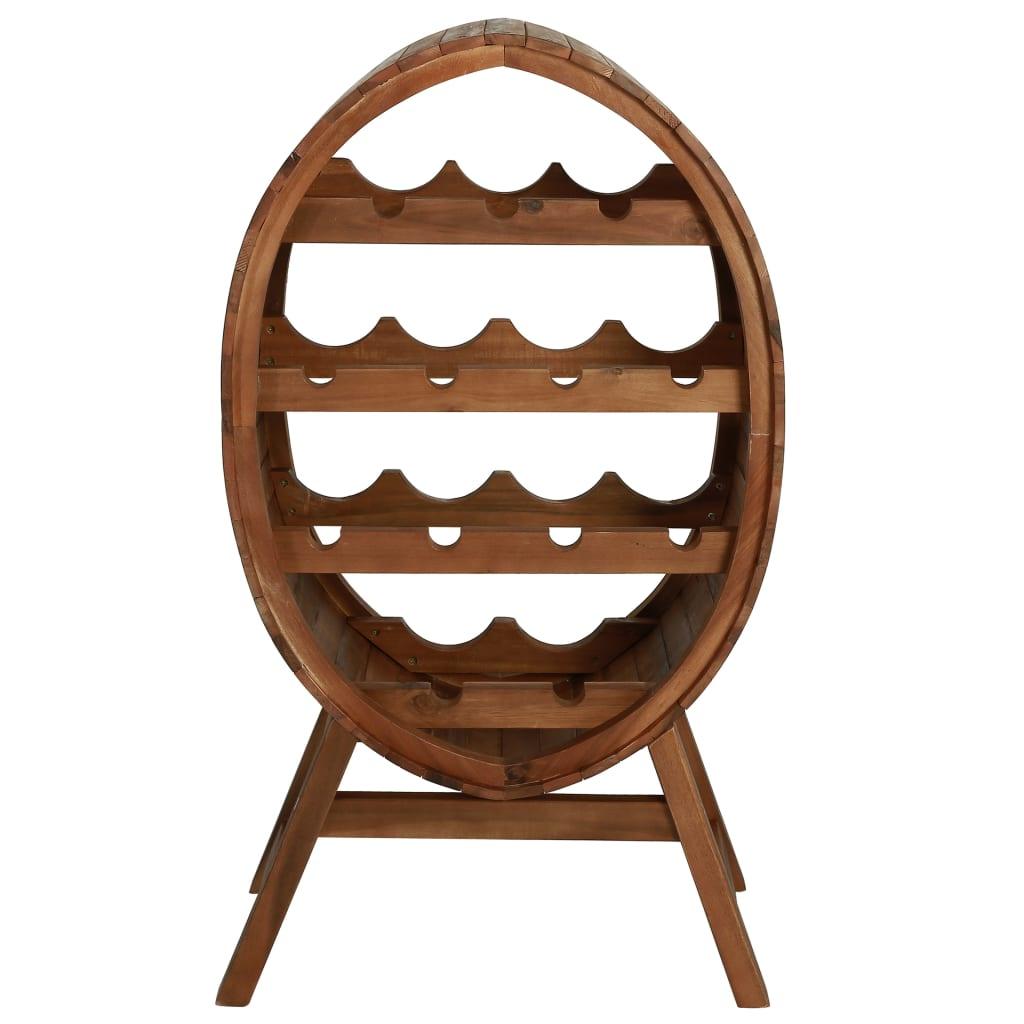 Wine Rack 13 Bottles Solid Acacia Wood at Set Shop and Smile