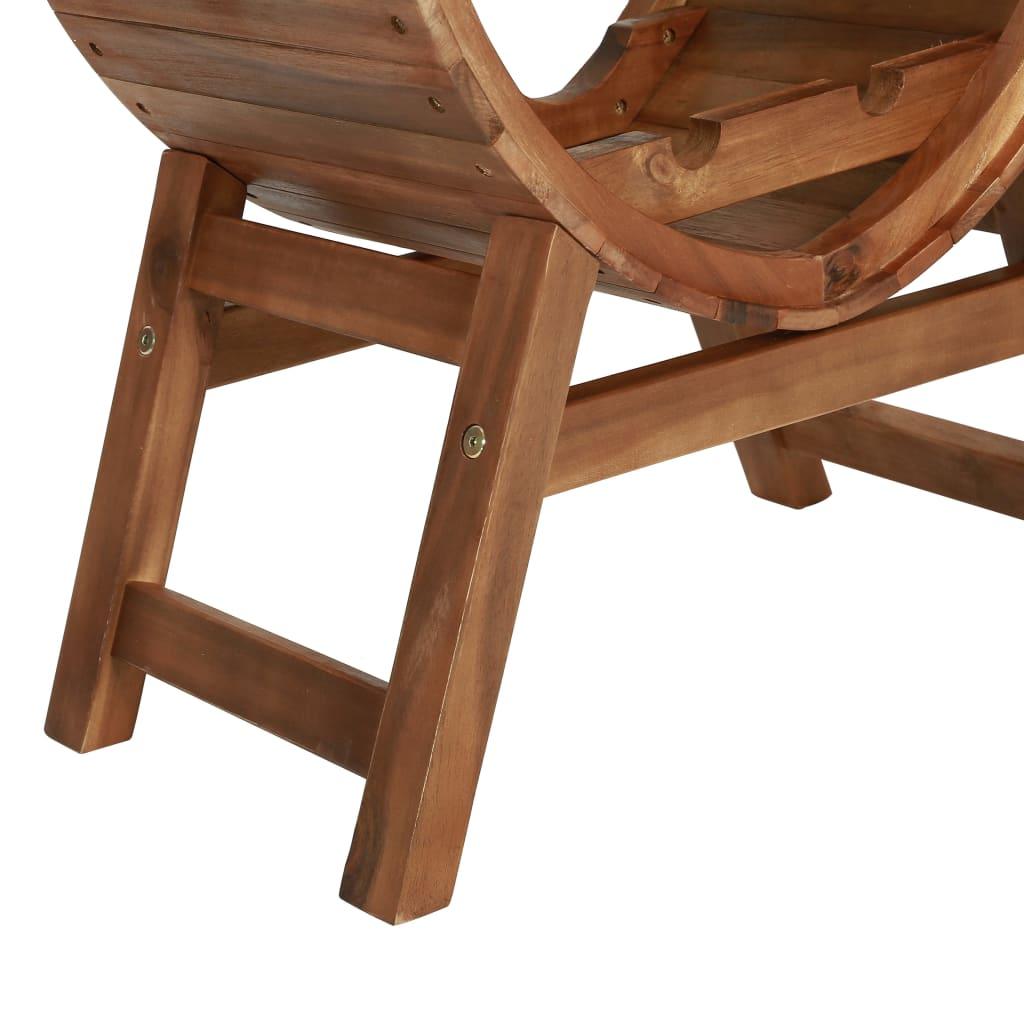 Wine Rack 13 Bottles Solid Acacia Wood at Set Shop and Smile