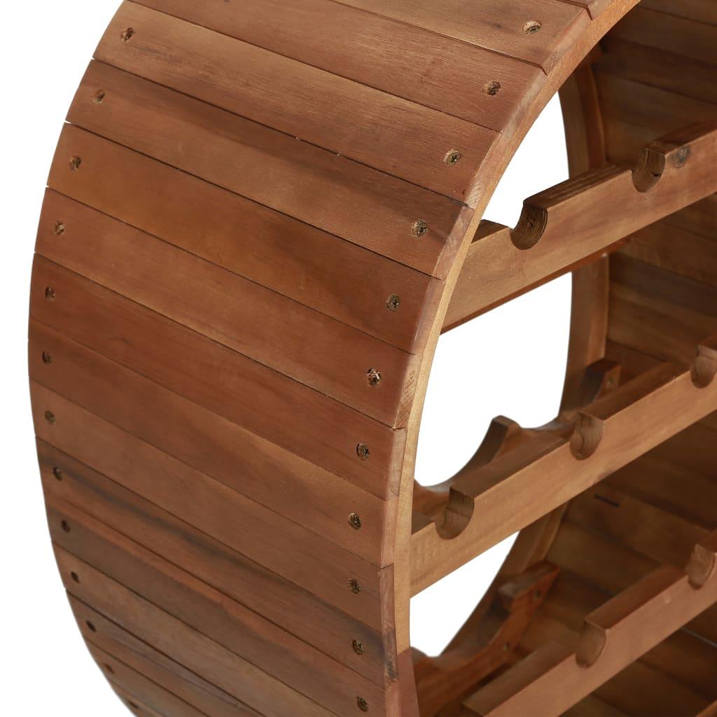 Wine Rack 13 Bottles Solid Acacia Wood at Set Shop and Smile