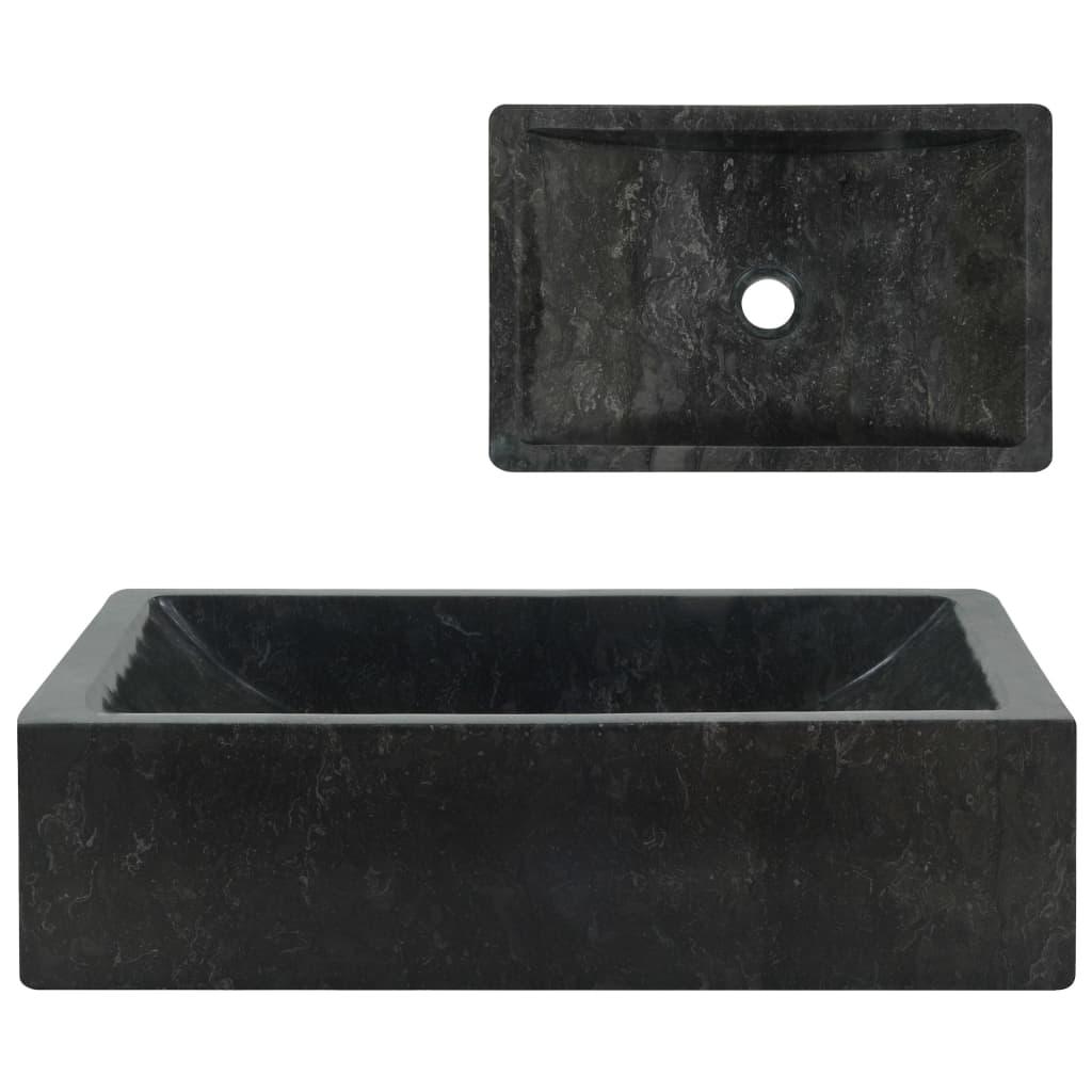 Sink 17.7"x11.8"x4.7" Marble High Gloss Black at Set Shop and Smile