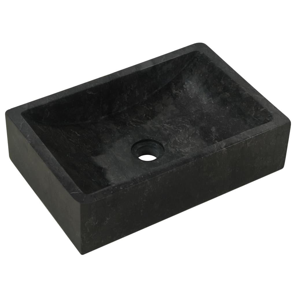 Sink 17.7"x11.8"x4.7" Marble High Gloss Black at Set Shop and Smile