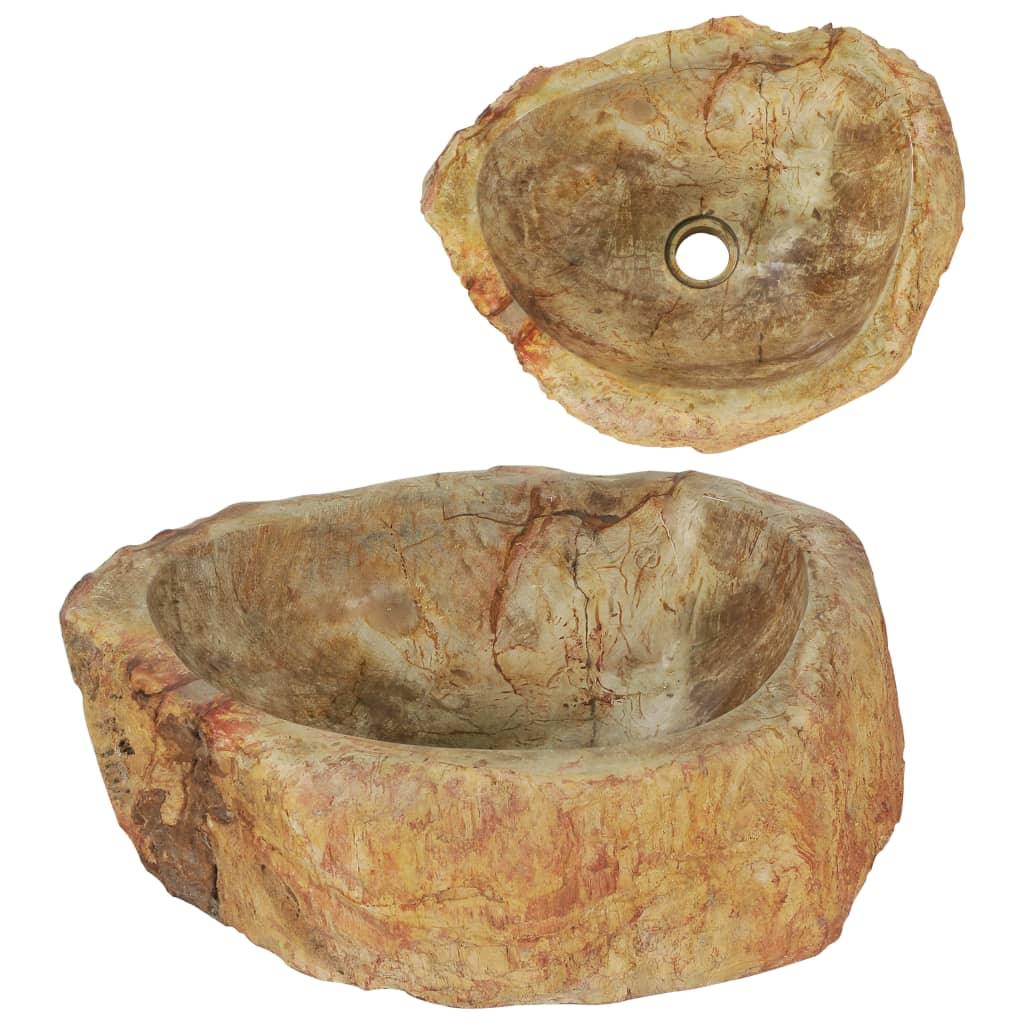 Sink 17.7"x13.8"x5.9" Fossil Stone Cream at Set Shop and Smile