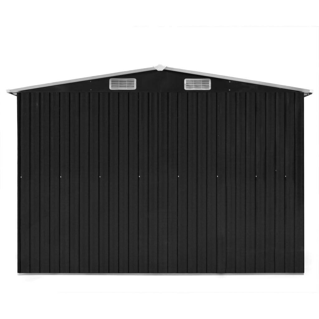 Garden Shed 101.2"x192.5"x71.3" Metal Anthracite at Set Shop and Smile