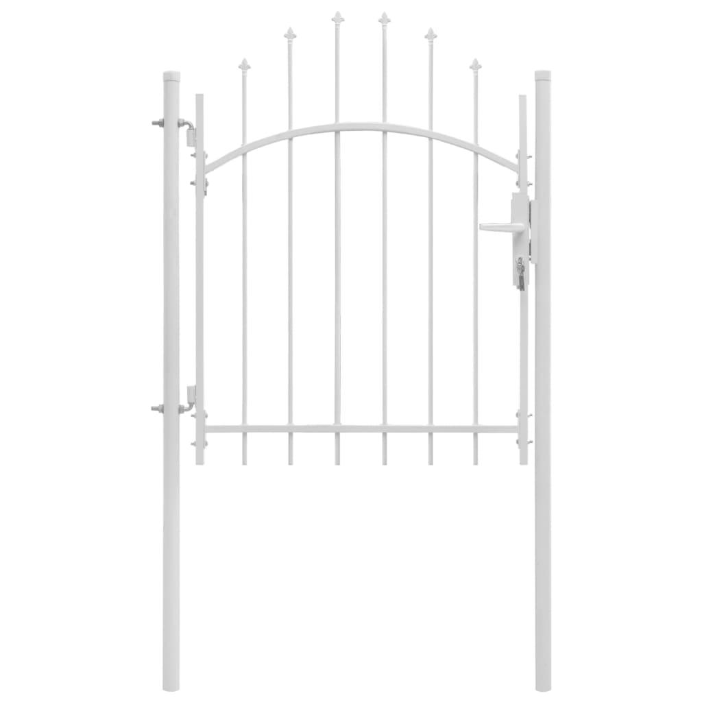 Garden Gate Steel 39.4"x68.9" White at Set Shop and Smile
