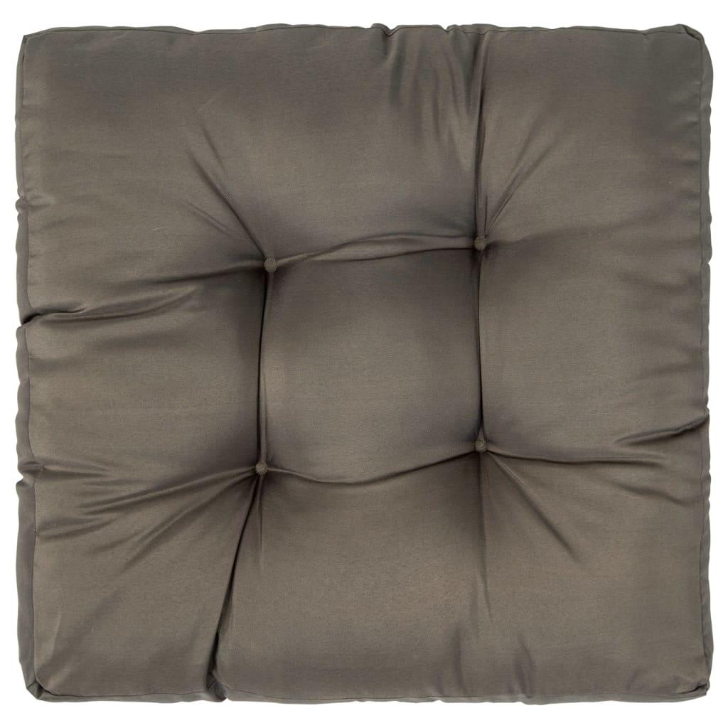 Pallet Cushion Gray 22.8"x22.8"x3.9" Polyester at Set Shop and Smile