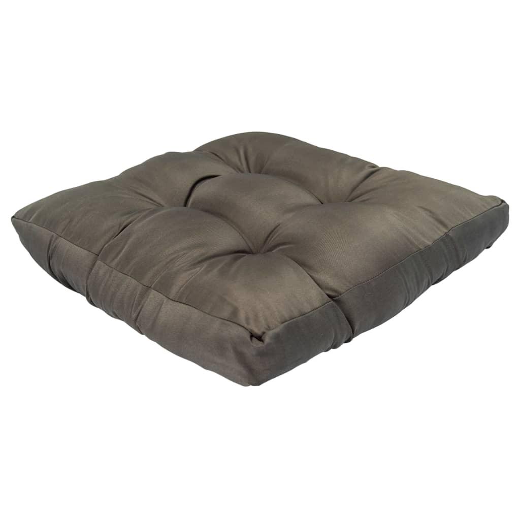 Pallet Cushion Gray 22.8"x22.8"x3.9" Polyester at Set Shop and Smile