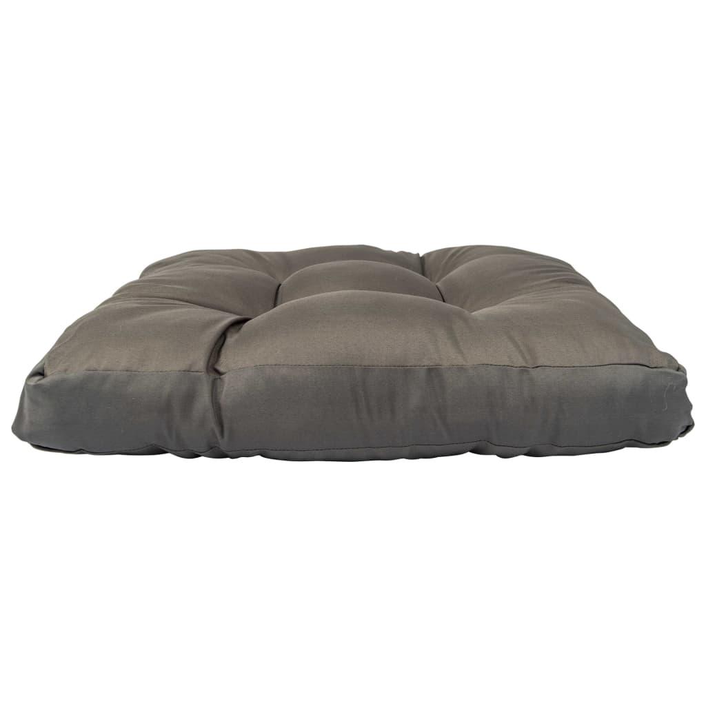 Pallet Cushion Gray 22.8"x22.8"x3.9" Polyester at Set Shop and Smile