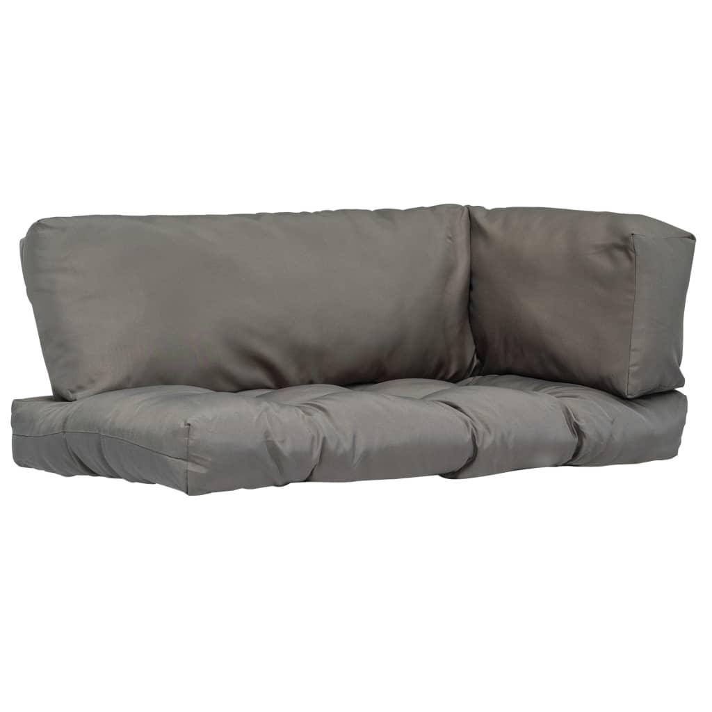 Pallet Cushions 3 pcs Gray Polyester at Set Shop and Smile