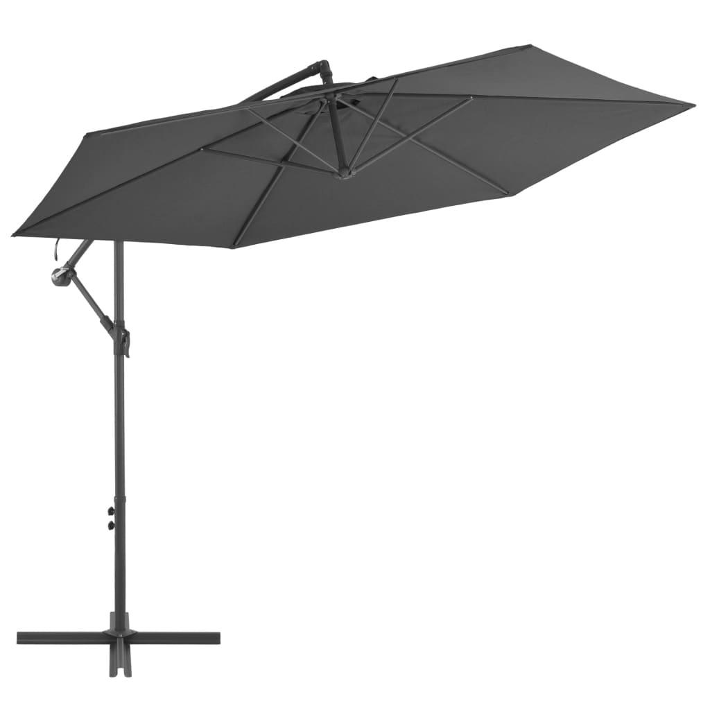 Cantilever Umbrella with Aluminum Pole 118.1" Anthracite at Set Shop and Smile